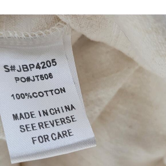 La Miel Shorts Womens Large Joyce Shorts Natural Beach Coastal Cowgirl Boho NWT - Picture 9 of 12